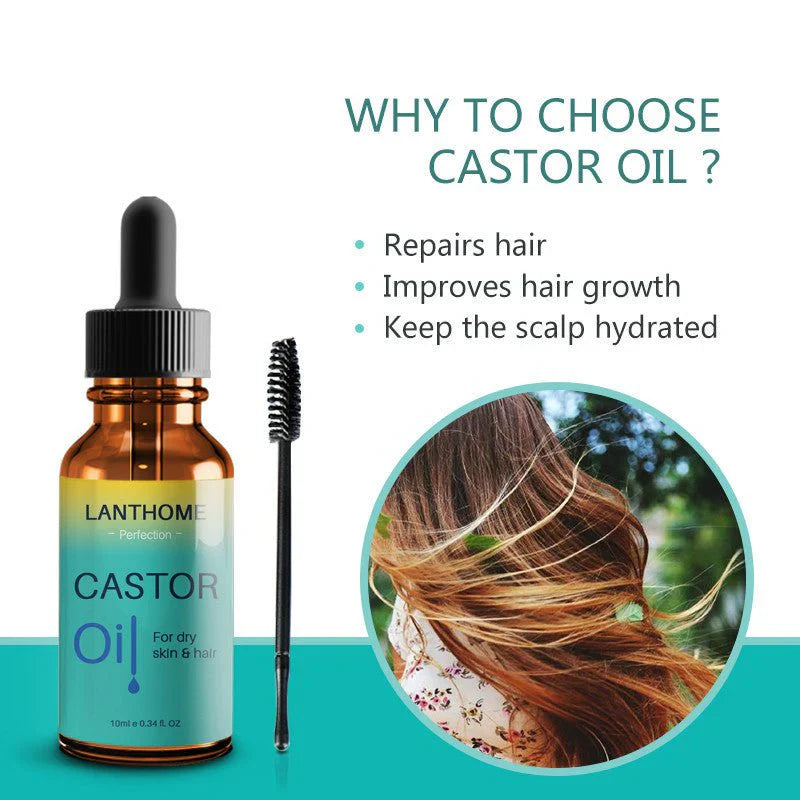Lanthome Pure Castor Oil for Eyelashes & Brows | زيت الخروع النقي من لانثوم للرموش والحواجب