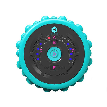 High-Intensity Electric Foam Roller – 4-Speed Vibrating Muscle Massager | رولر الفوم الكهربائي عالي الكثافة – جهاز مساج العضلات بـ ٤ سرعات اهتزاز