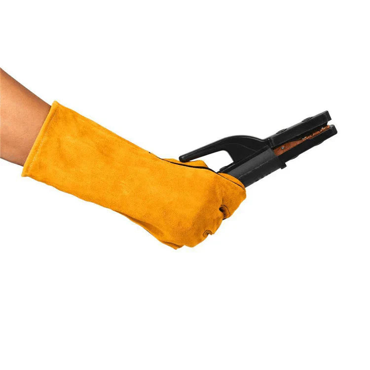Heavy-Duty Scratch Protection Leather Gloves – Long-Sleeve Safety Mitts for Pet Handling, Gardening &amp; Animal Training | قفازات جلدية شديدة التحمل للحماية من الخدوش – قفازات أمان بأكمام طويلة للتعامل مع الحيوانات الأليفة والبستنة