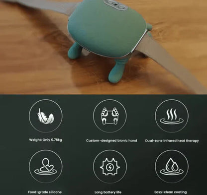 N7 Intelligent Neck and Shoulder Massager with Heat – 3-Level Deep Tissue Shiatsu | جهاز تدليك الرقبة والأكتاف الذكي N7 مع خاصية التدفئة – تدليك شياتسو بـ ٣ مستويات